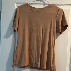 Everyday Short Sleeve Tee in Warm Tan